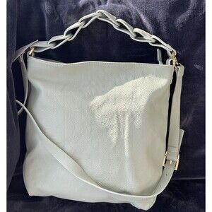 NWT Cheval Firenze artic Italian Leather Purse Handbag Shoulder green sold out